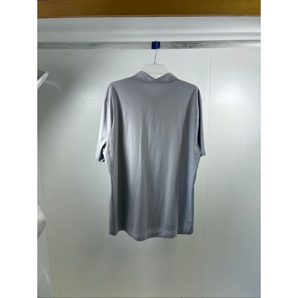 Lululemon Short Sleeve Polo Shirt in Gray Size XXL - Picture 2 of 8